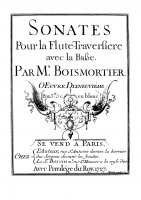 Скриншот к файлу: Sonates Pour la Flute-Traverfiere avec la Baβe