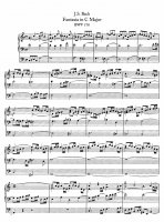 Скриншот к файлу: Fantasia in C-Dur BWV 570