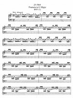 Скриншот к файлу: Fantasia in G-Dur BWV 572