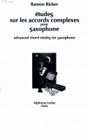 Скриншот к файлу: Etudes sur les accords complexes pour saxophone